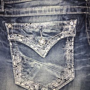 Miss Me Size 34 Embellished Jeans